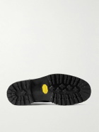 Mr P. - Commander Shearling-Lined Suede Lace-Up Boots - Black