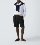 Brunello Cucinelli Striped linen shirt