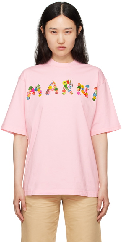 Photo: Marni Pink Bouquet T-Shirt