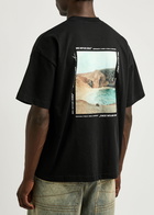 Mki Miyuki Zoku Resort Logo Cotton T-shirt Black