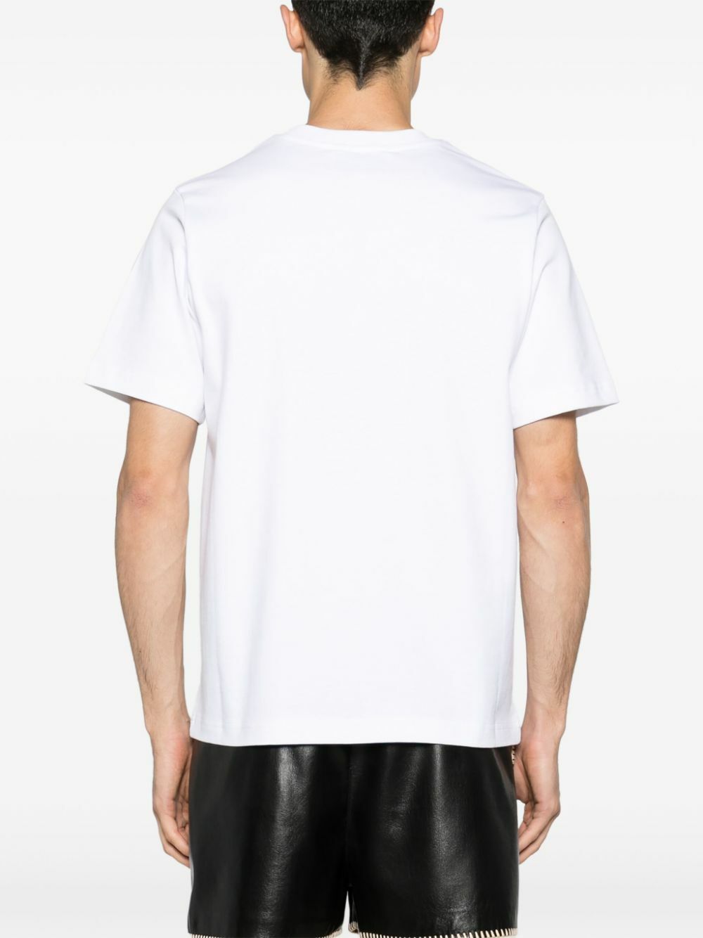 Casablanca White Sport Print Organic Cotton T-Shirt
