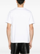 Casablanca White Sport Print Organic Cotton T-Shirt
