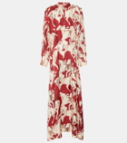 Altuzarra Felicia printed silk maxi dress