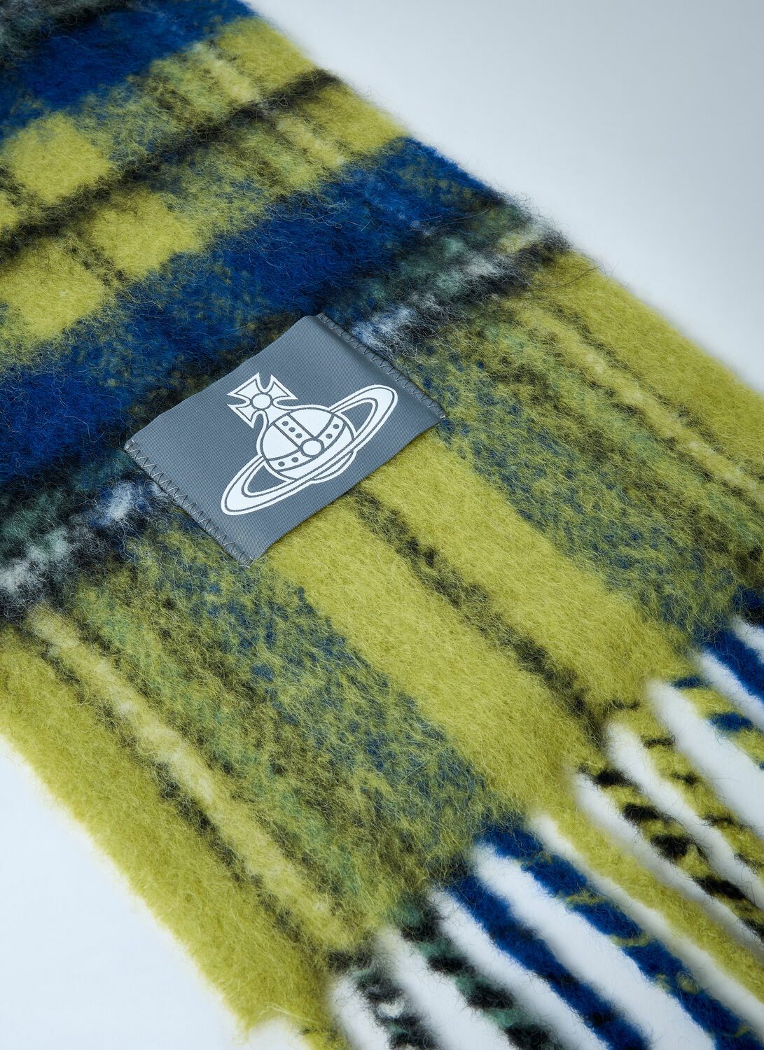 Vivienne Westwood Fringed Wool-Blend Scarf