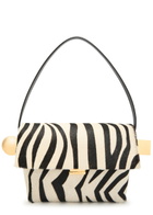 Jacquemus Le Rond Carré Zebra Calf-hair Shoulder bag - Multi Animal - One Size