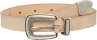 mfpen Beige Riders Belt