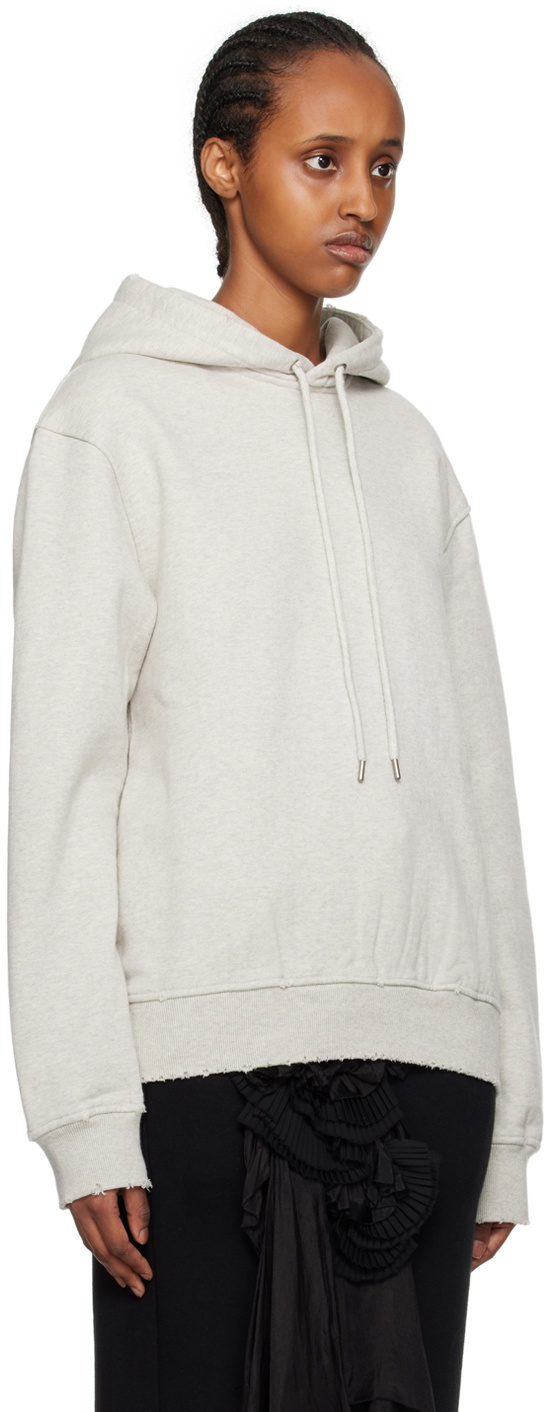 Han Kjobenhavn Gray Distressed Hoodie