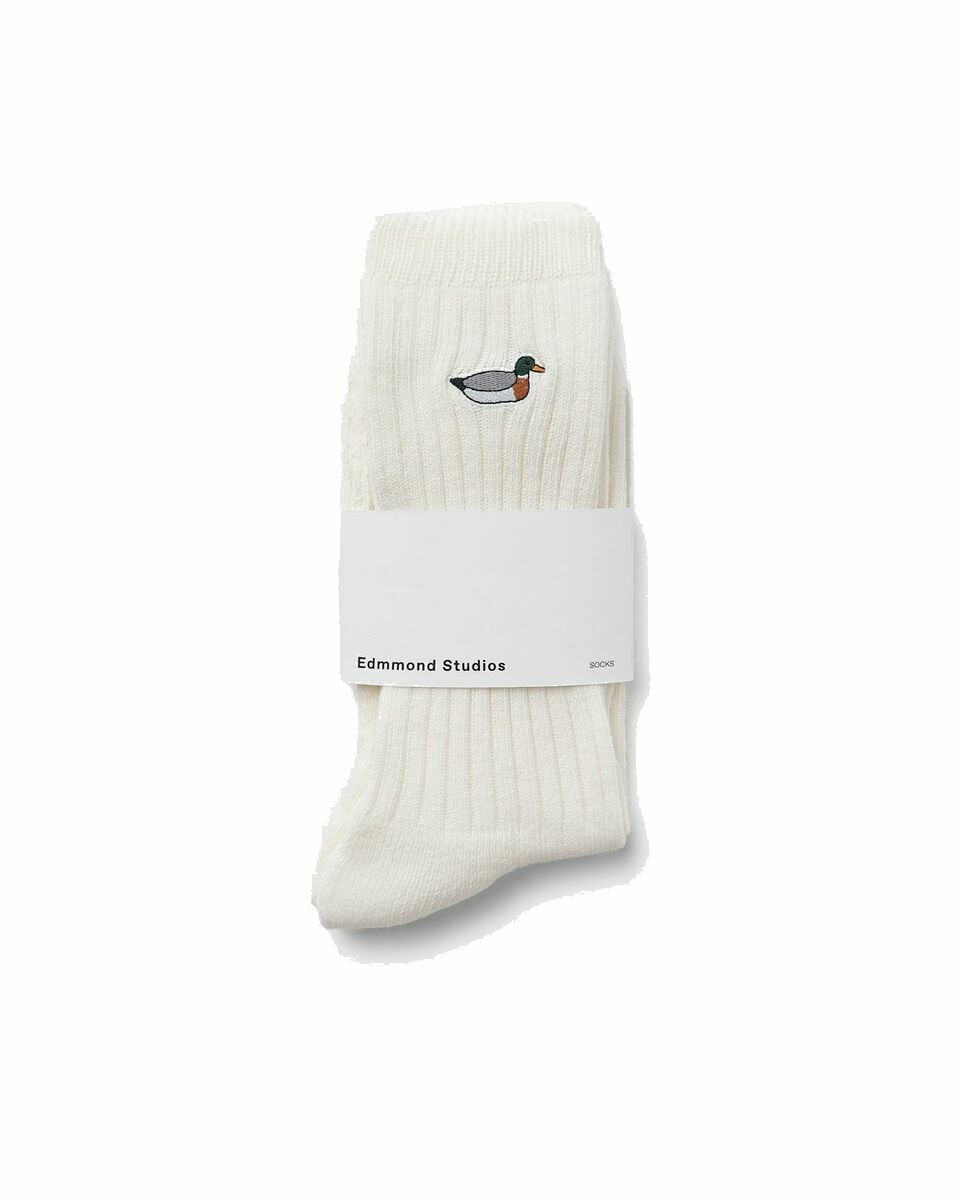 Photo: Edmmond Studios Duck Socks Beige - Mens - Socks