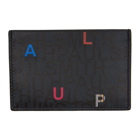 Paul Smith Navy and Black Letters Card Holder