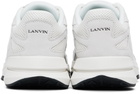 Lanvin White & Off-White JLA Mesh Sneakers