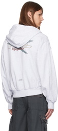C2H4 Gray Aviation Zip-Up Hoodie