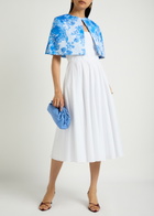 Emilia Wickstead Virginie Floral-print Taffeta Cape Multi Floral