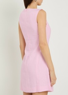 Faithfull The Brand Lydie Linen Mini Dress Pink