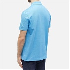 Versace Men's Logo Polo Shirt in Blue