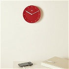 Braun BC06 Wall Clock in Red