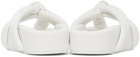 MM6 Maison Margiela White Mignon Platform Sandals