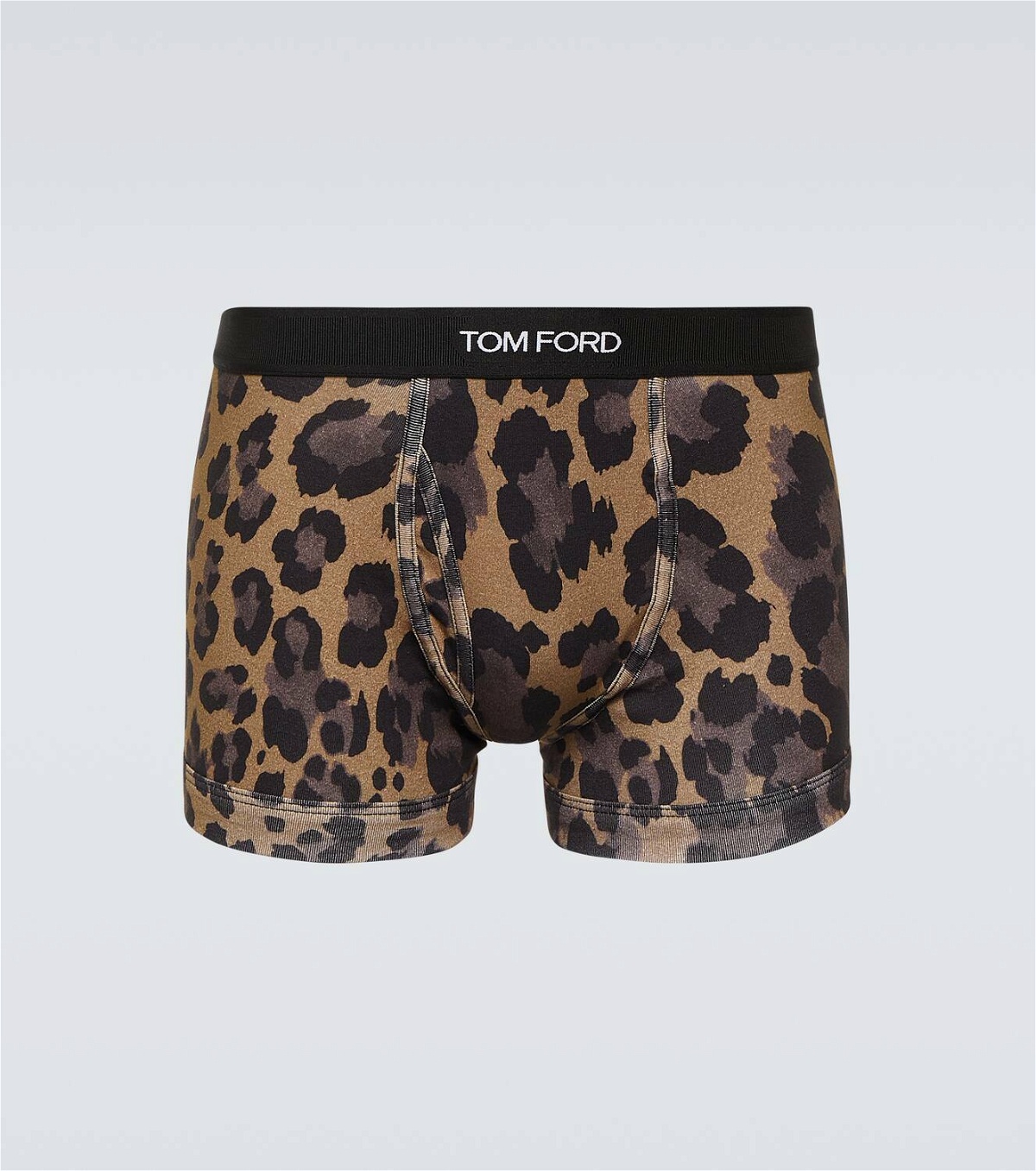 Tom Ford Animal-printed cotton-blend boxer briefs