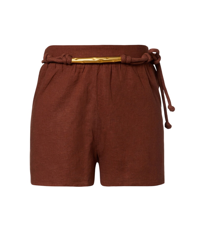 Photo: ViX Paula Hermanny Janet linen-blend shorts