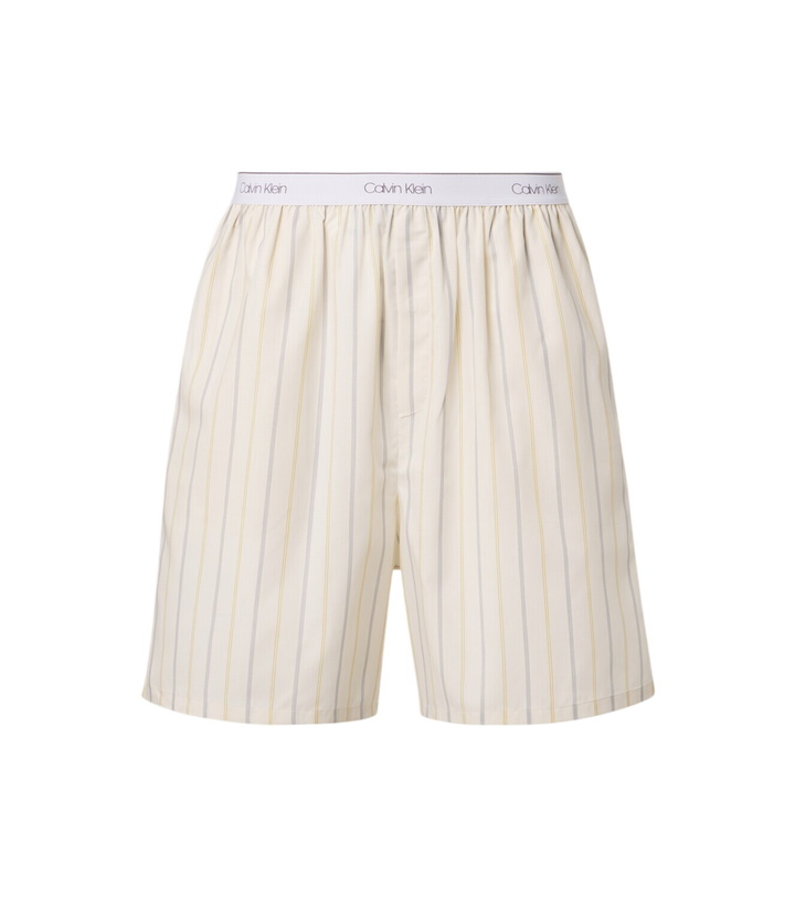 Photo: Calvin Klein Collection Edward striped technical shorts