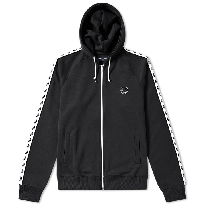 Photo: Fred Perry Hooded Taped Track Jacket