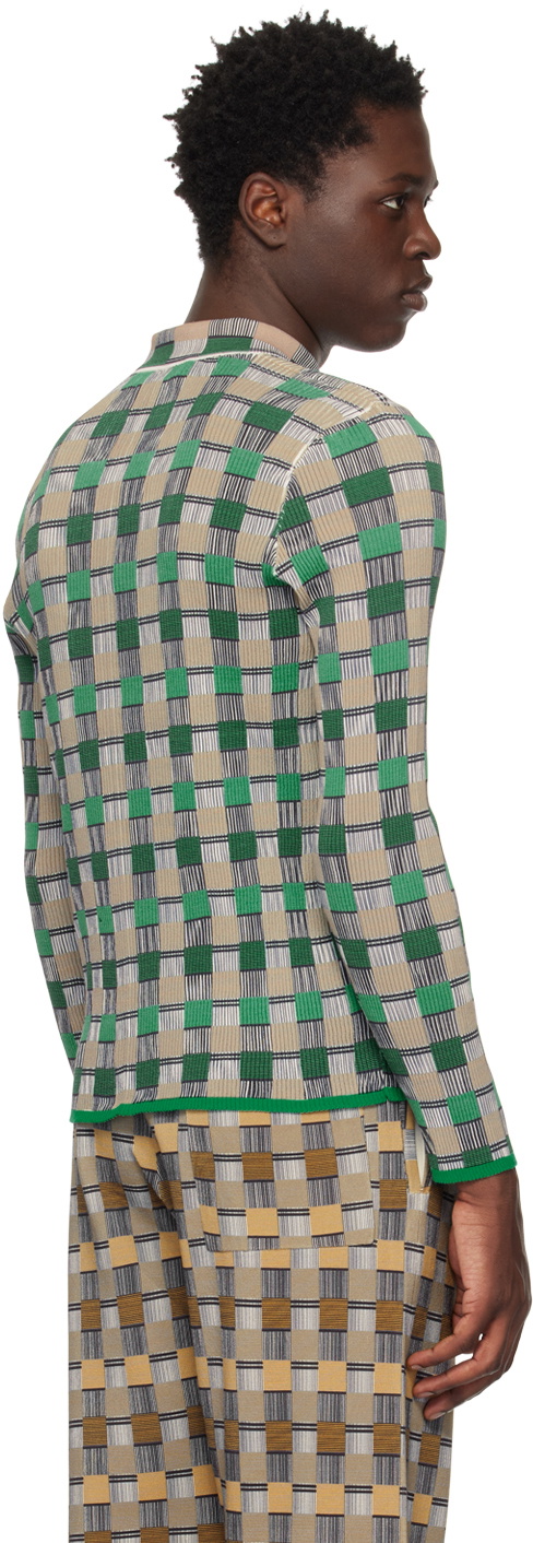 ZANKOV Green & Black Graphic Shirt
