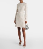 Giambattista Valli Fringed bouclé minidress