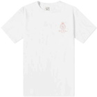 Sporty & Rich Men's Crown T-Shirt in White/Grapefruit