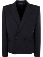 Balmain Gdp 2 Btn Spencer Jacket in Black