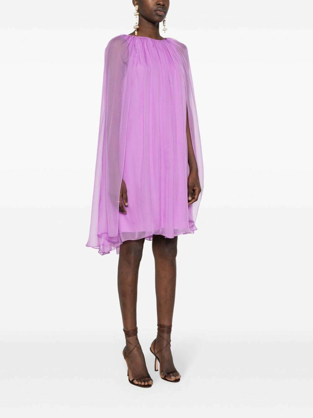 S Max Mara Women's Midi Dress Albert Purple