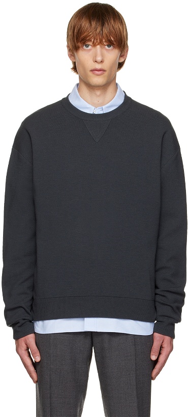 Photo: Solid Homme Gray Wool Sweater
