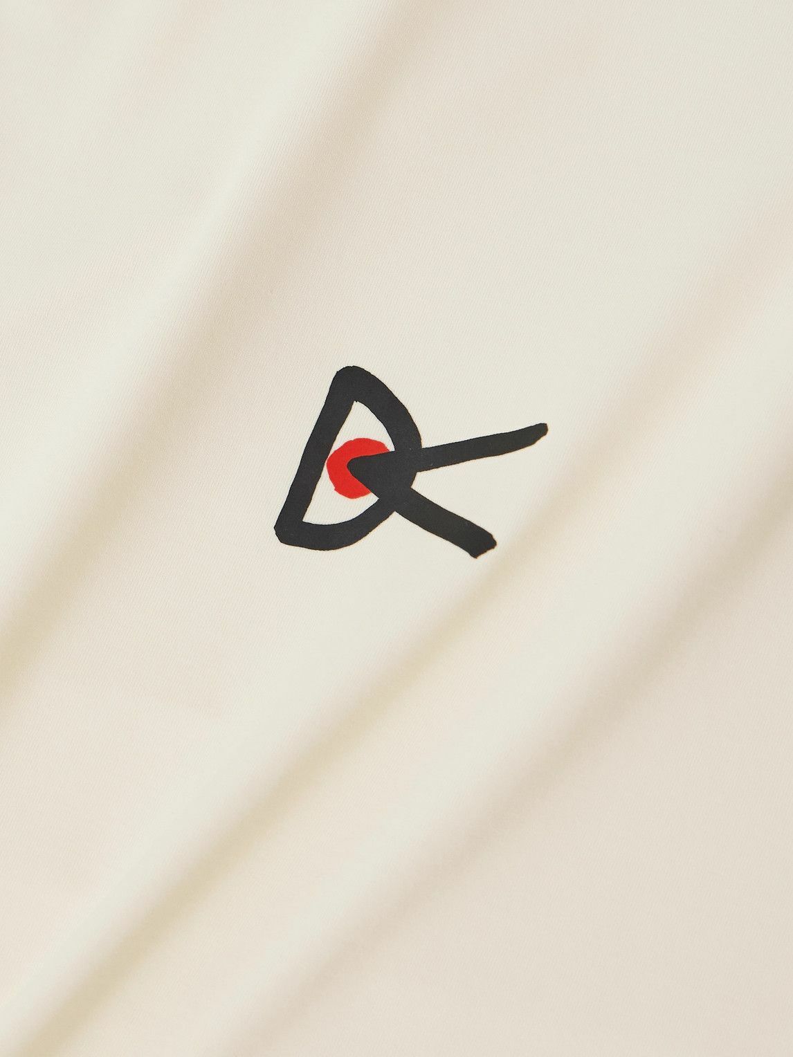 DISTRICT VISION - Logo-Print Stretch-Jersey T-Shirt - Neutrals