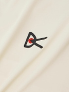 DISTRICT VISION - Logo-Print Stretch-Jersey T-Shirt - Neutrals
