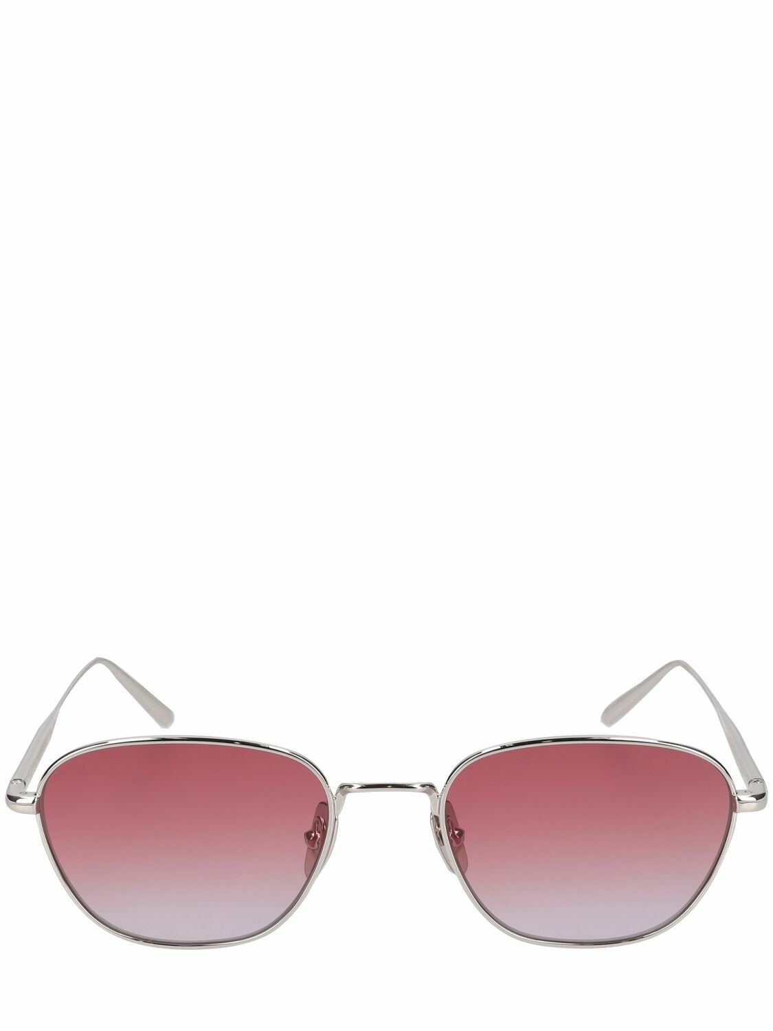 Photo: CHIMI - Polygon Frosted Red Steel Sunglasses