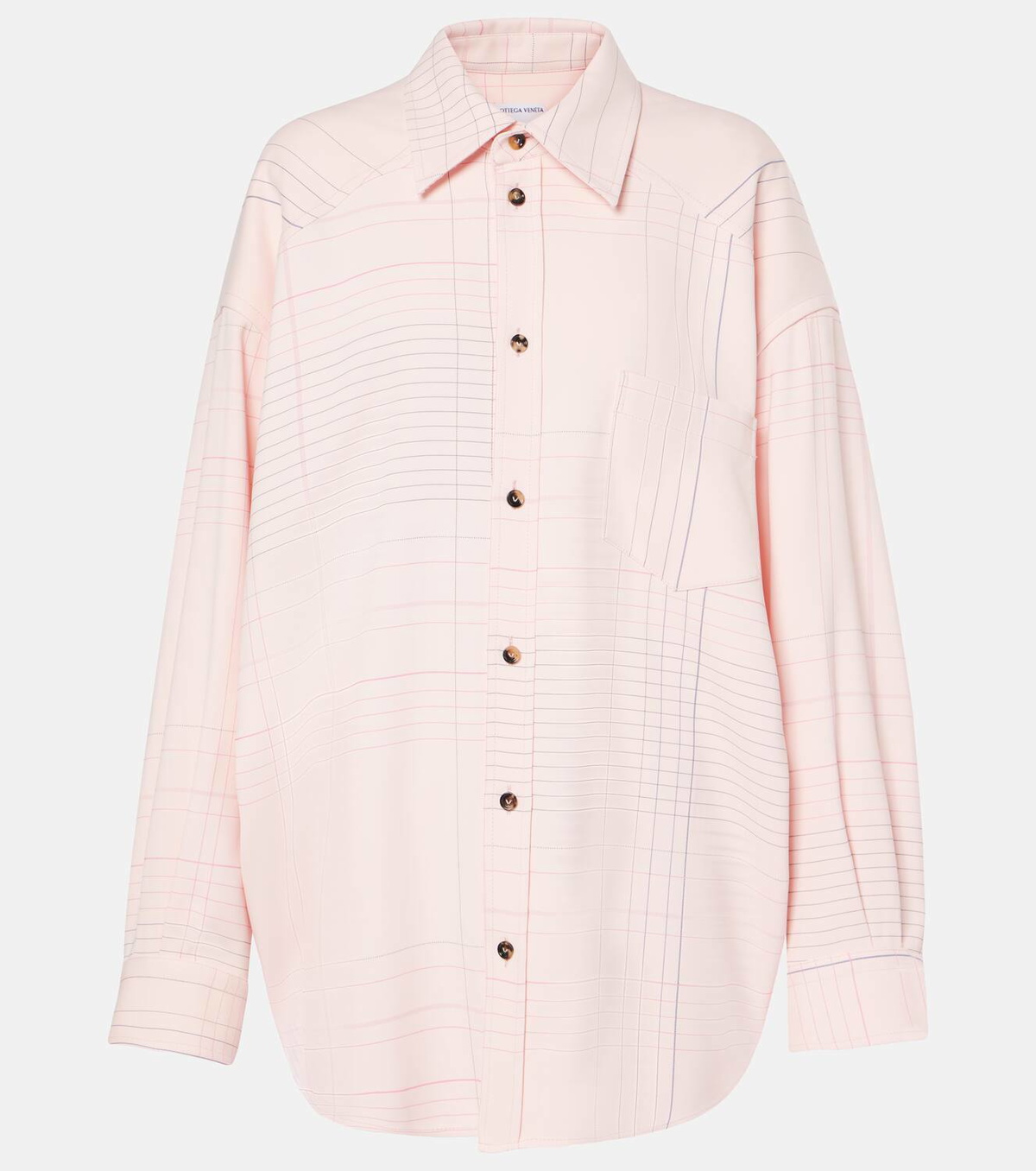 Bottega Veneta Notebook oversized printed shirt