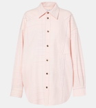 Bottega Veneta Notebook oversized printed shirt