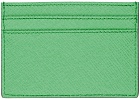 Smythson Green Flat Card Holder