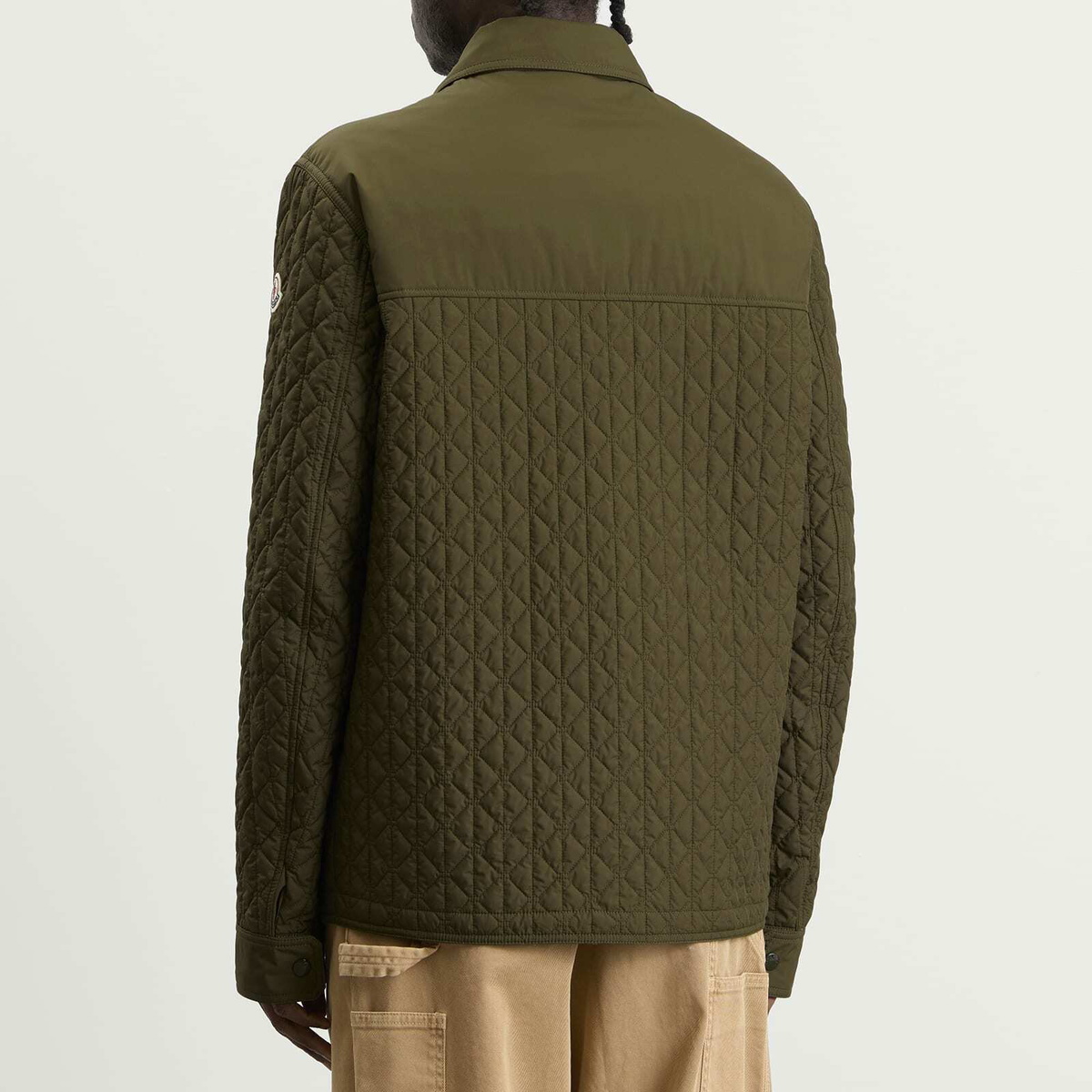 Moncler Men's Theoline Shirt Jacket in Green