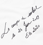 Jacquemus - Embroidered Cotton-Jersey T-Shirt - White