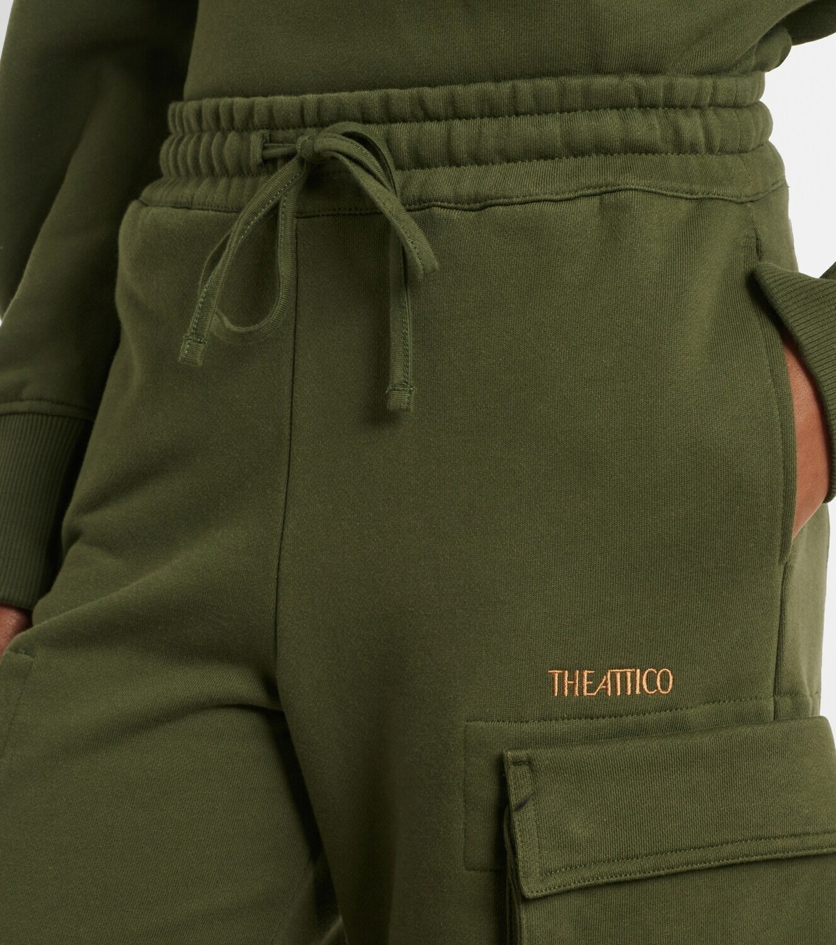 The Attico Cotton jersey sweatpants