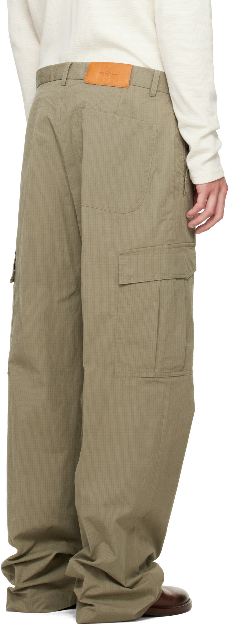 Second/Layer Khaki Ripstop Cargo Pants