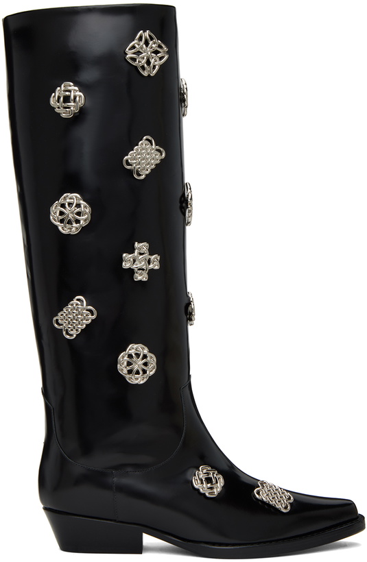 Photo: Toga Pulla SSENSE Exclusive Black Tall Boots