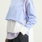 STEL Women's layered shirt in Pink/Blue Stp