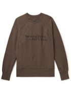 Engineered Garments - Printed Cotton-Jersey Sweatshirt - Brown