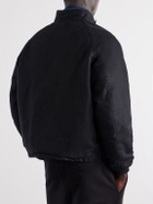 A.PRESSE - Paneled Cotton-Canvas Jacket - Black