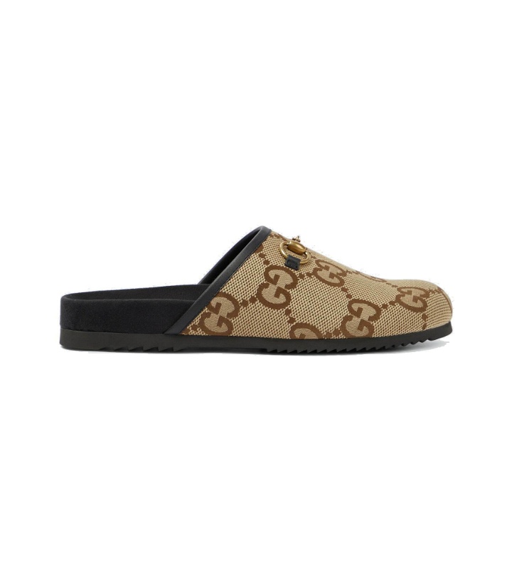 Photo: Gucci - Jumbo GG canvas slippers