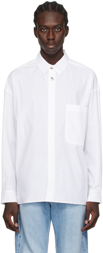 Photo: Jacquemus White Les Classiques 'La Chemise Manches Longue' Shirt