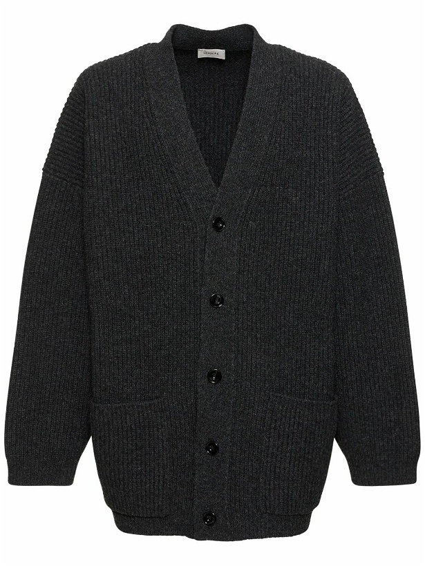 Photo: LEMAIRE - Felted Wool Knit Cardigan