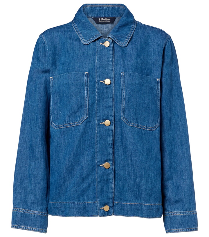 Photo: 'S Max Mara Galante cotton and linen denim jacket