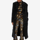Kwaidan Editions Women's Kwaidan Fluffy Alpaca Coat in Black
