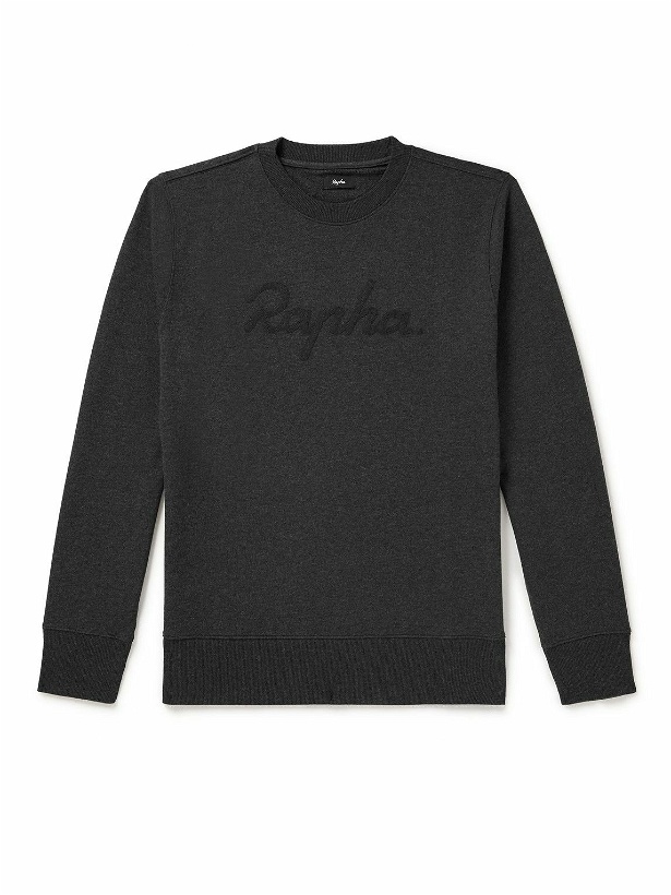 Photo: Rapha - Logo-Embroidered Cotton-Jersey Sweatshirt - Black